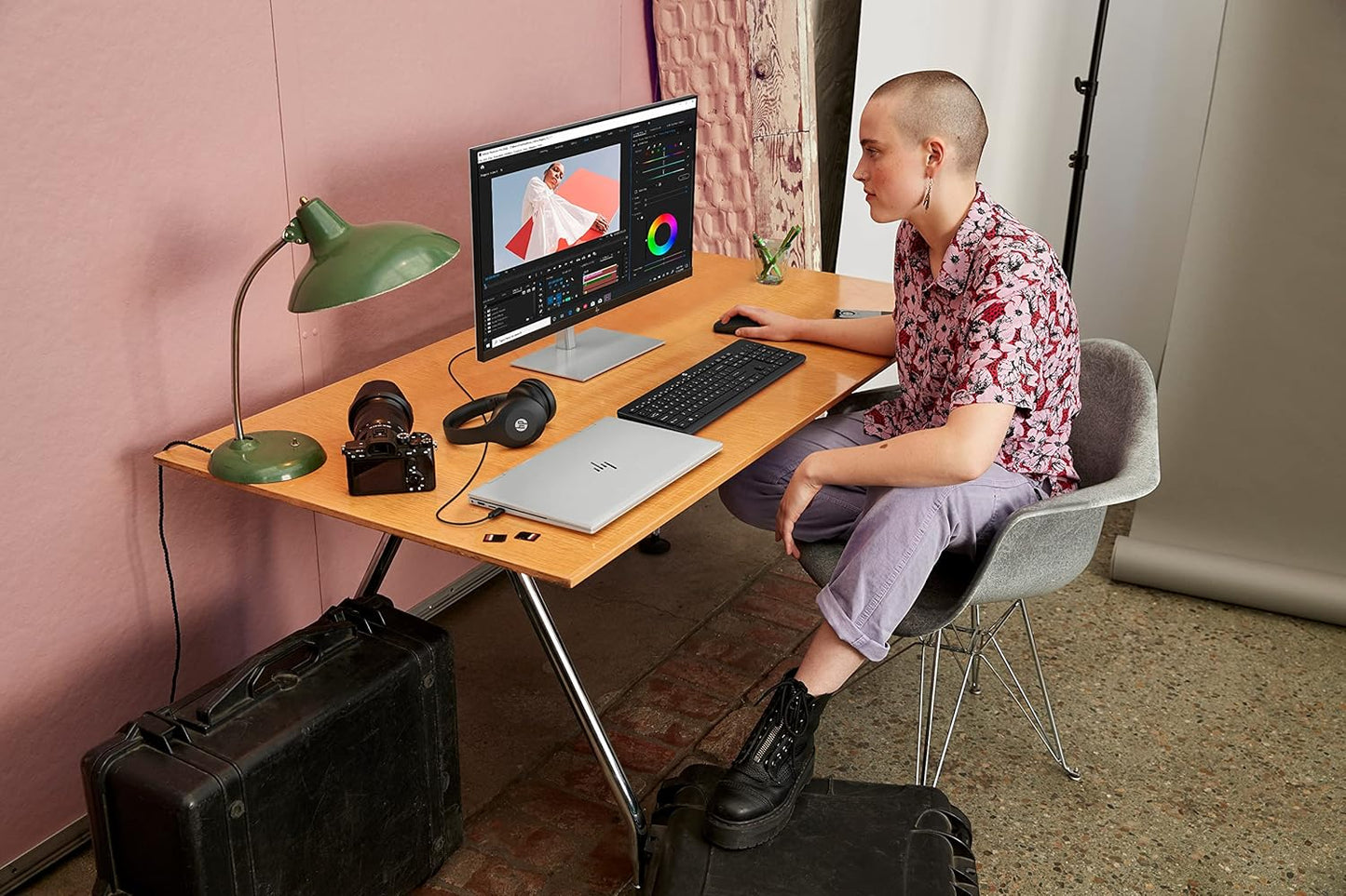 HP 230 Wireless Keyboard and Mouse Combo Set, 2.4 GHz Wireless USB-A Nano Receiver, Up to 1600 dpi, Up to 16 Months Battery Life - Black