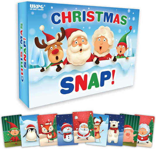 UKPG Christmas Stocking Filler CHRISTMAS SNAP For Children, Family, Kids, Christmas Party, Christmas Family Game, Christmas eve box fillers, Christmas stocking fillers