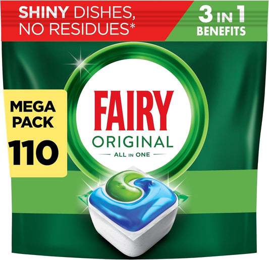 Fairy Original All in One Auto Dishwashing Tablet, 110CT