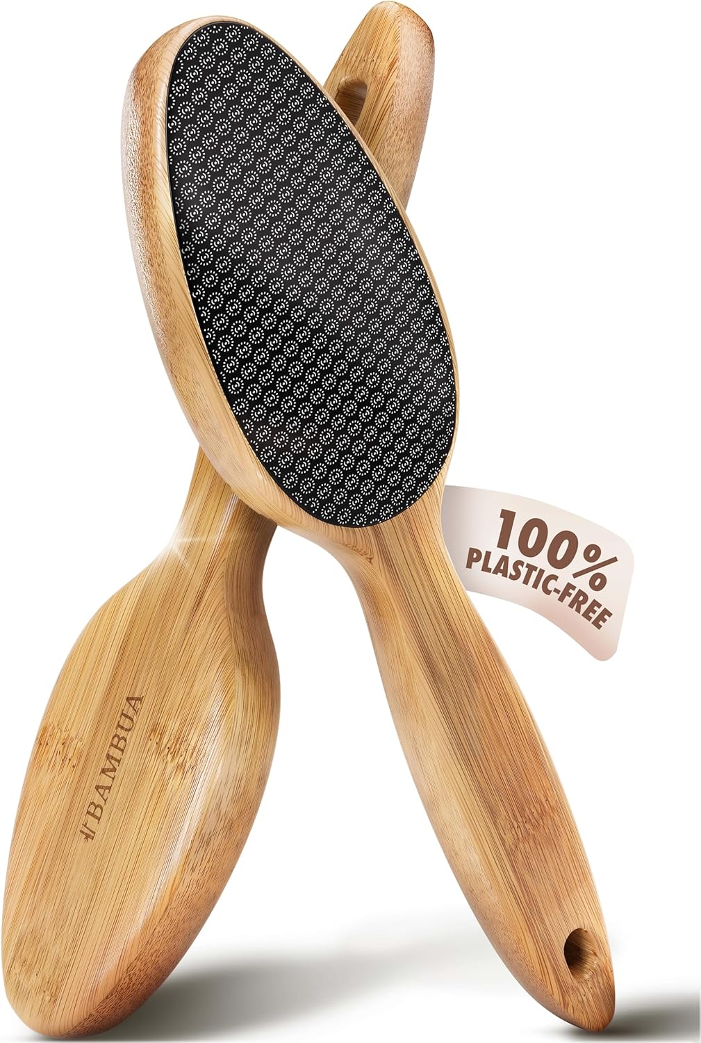 BAMBUA Foot File - [100% Anti-Callus Effect] Callus Remover for Feet - Effective Foot Scraper - Pedicure Foot Files for Hard Skin Remover Foot Scrub - Pumice Stone for Feet - Foot Scrubber (Black)