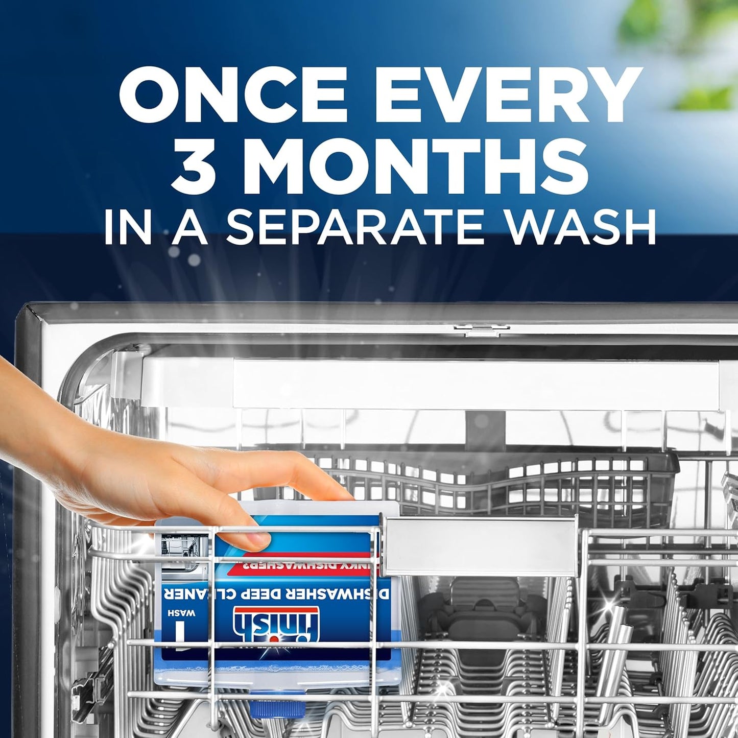 Finish Dishwasher Machine Cleaner | Original | 2 Washes (250ml x 2) |Deep Cleans and Helps to prolong life of your dishwasher