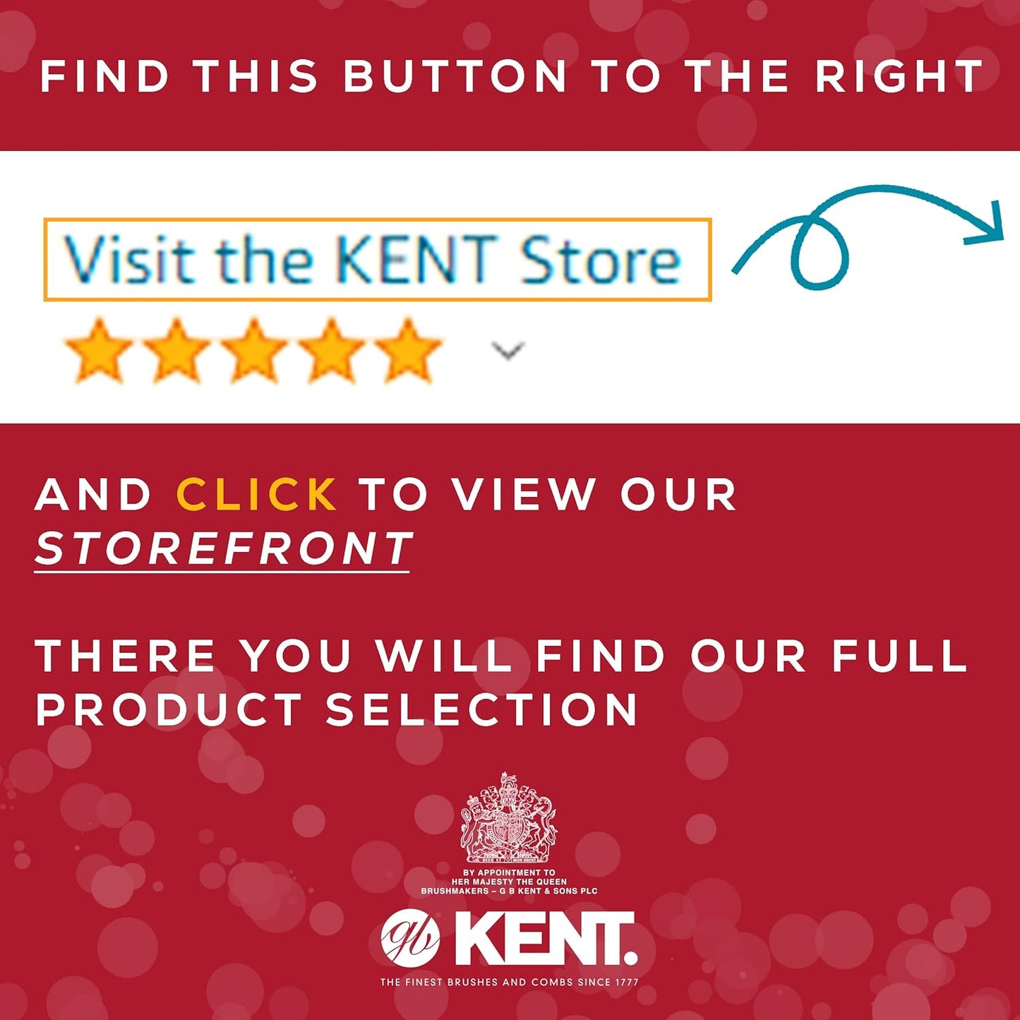 Kent Handmade Coarse/Fine Toothed Styling Pocket Comb, Length-11.2 cm