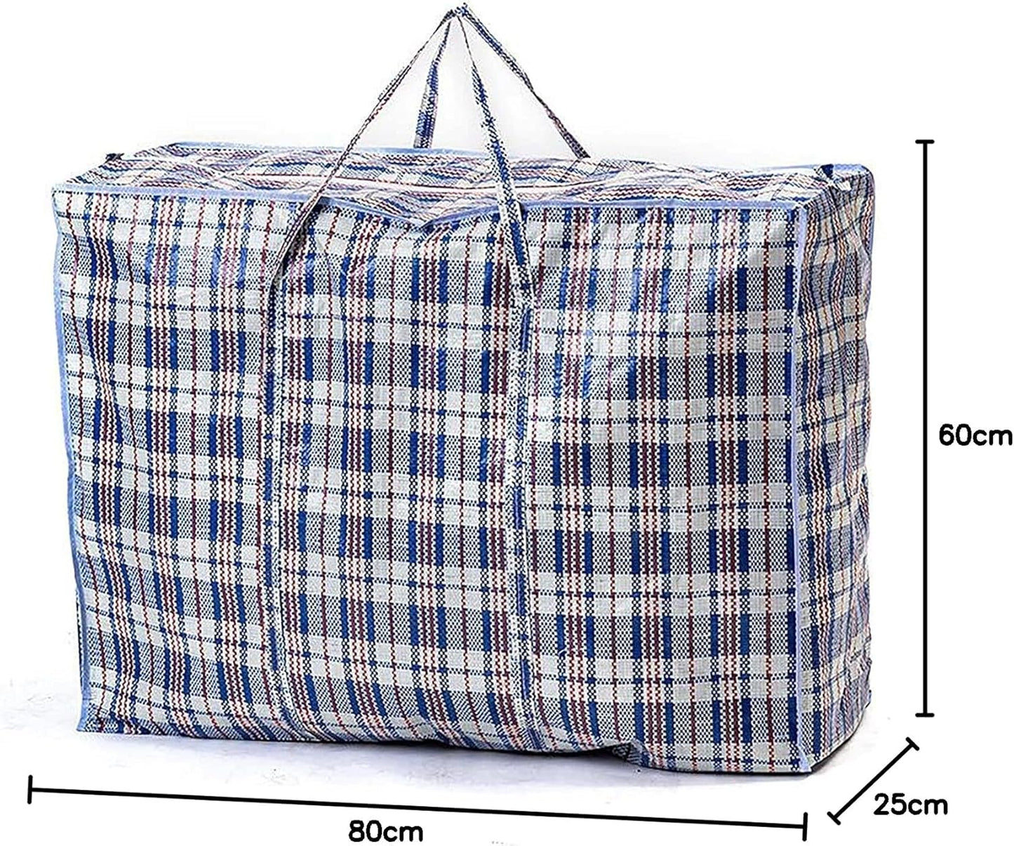 VIROSA EXTRA LARGE Strong and Durable Laundry Bags | PACK of 3 | 80cm x 60cm | Ideal for Laundry/Moving House/Shopping/Storage | Reusable Store Zip Bag