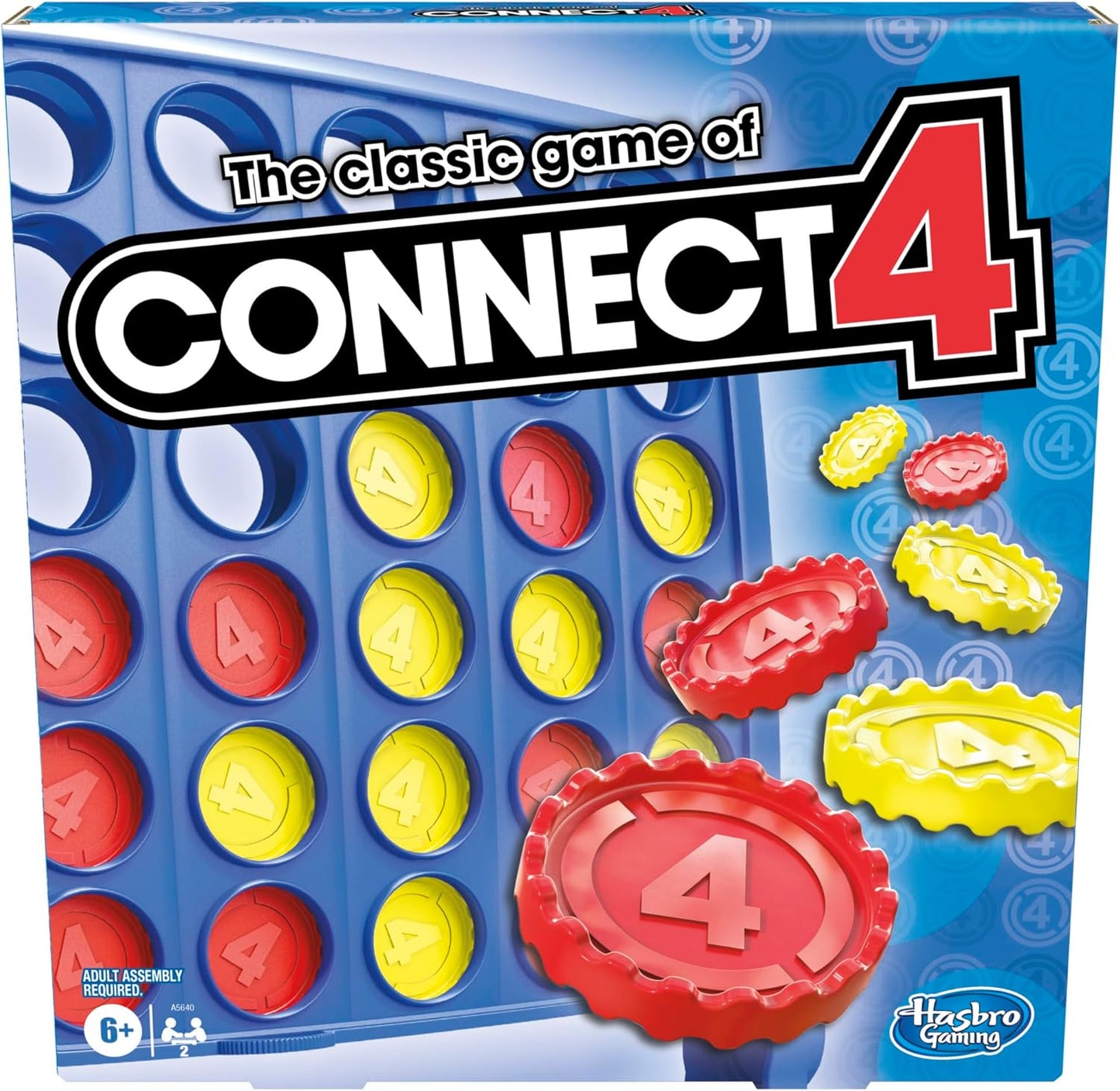 Connect 4 Strategy Board Game, Games for Kids Aged 6+, 4 in a Row