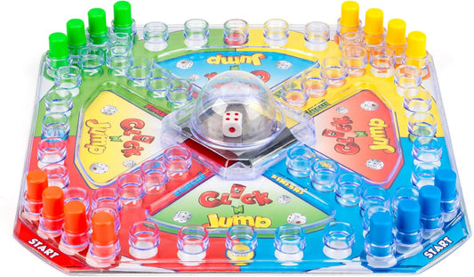 Toyrific | Complete Traditional Classic Family Game Board, Click and Jump Frustration, for Kids and Adults