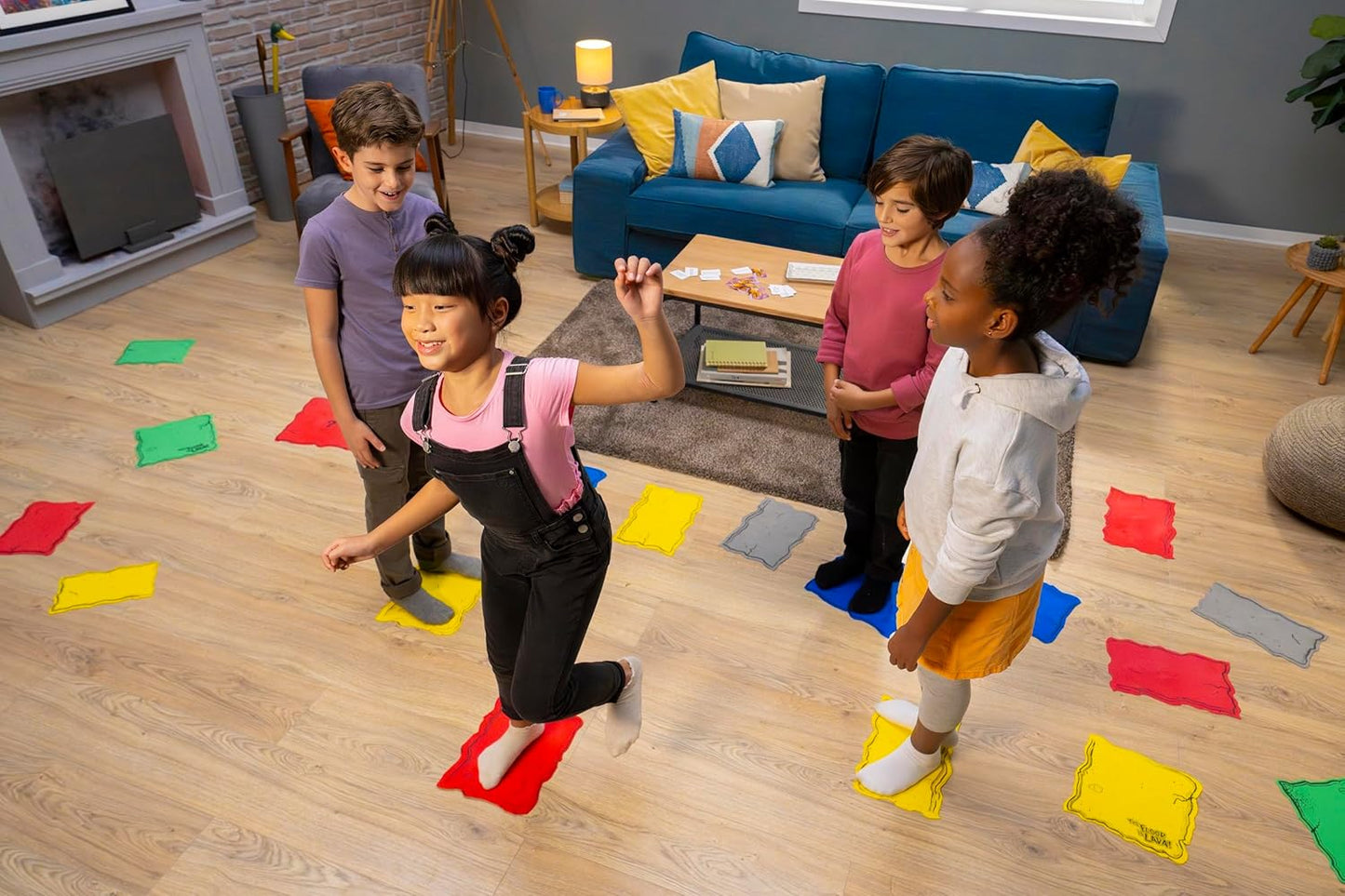 The Floor is Lava! | The Fun, Physical, Lava Leaping Game | Kids Party Games | For 2-6 Players | Ages 5+