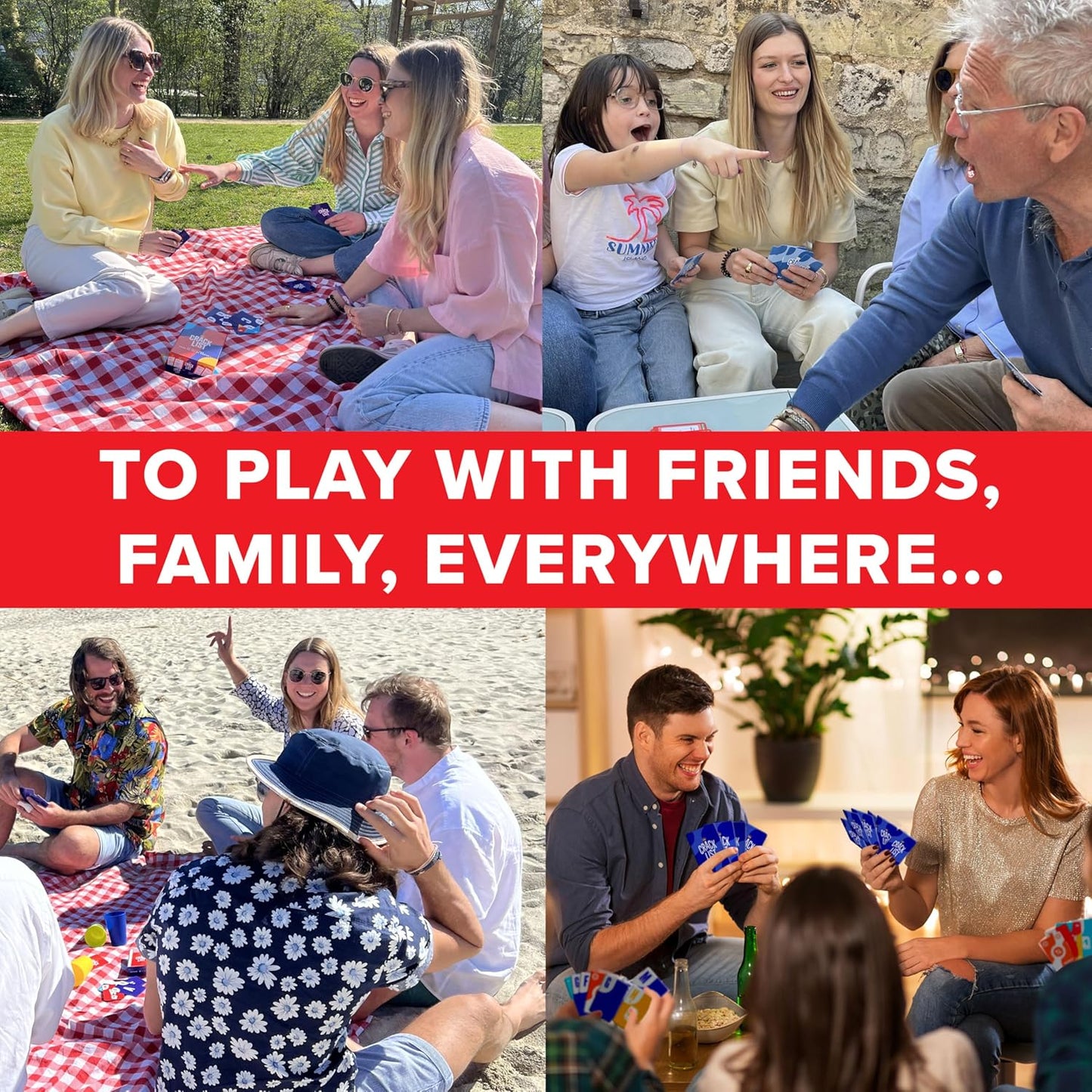 CRACK LIST – Fast-Paced Category Card Game | Ages 10+ | 2–8 Players | 30-Min Game | Fun for Families, Friends & Parties | Great Travel Game & for Game Nights | Kids & Adults