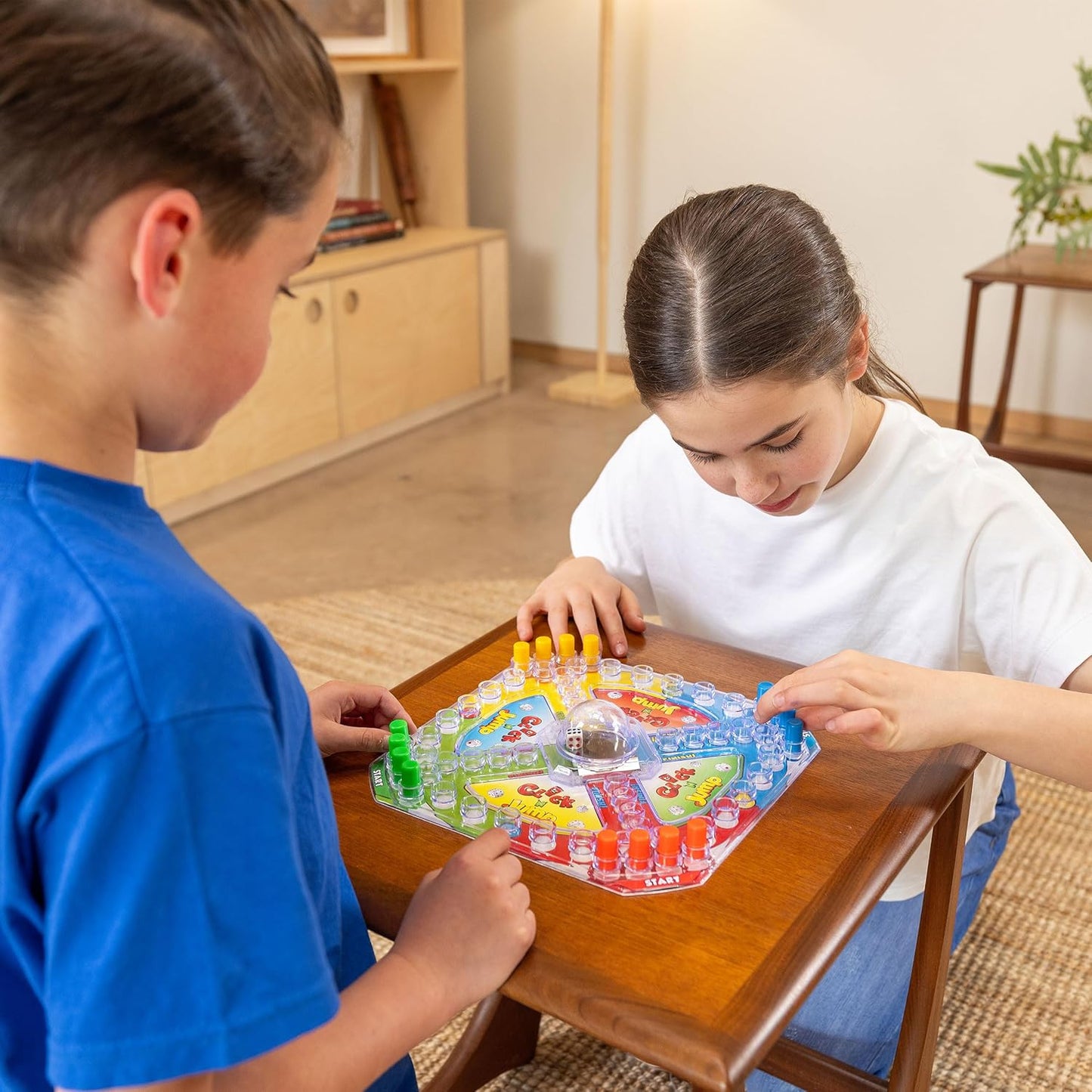 Toyrific | Complete Traditional Classic Family Game Board, Click and Jump Frustration, for Kids and Adults