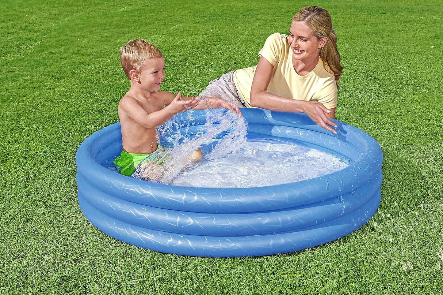 Bestway Play Paddling Pool | Inflatable Garden Pool for Toddlers and Kids, 1.02 m x 25 cm, Ages 2+, Assorted Colours